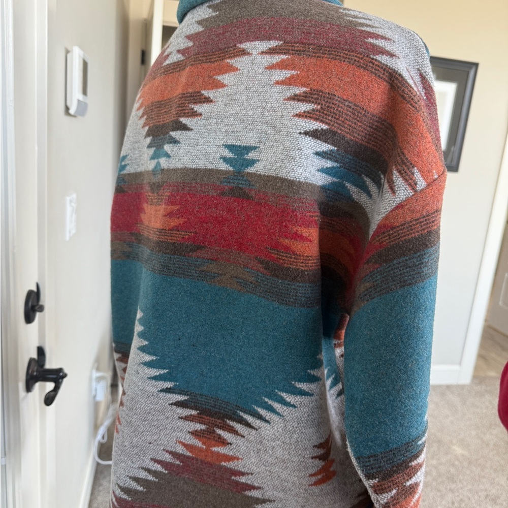 Multicolor Patterned Women's Jacket - image 3